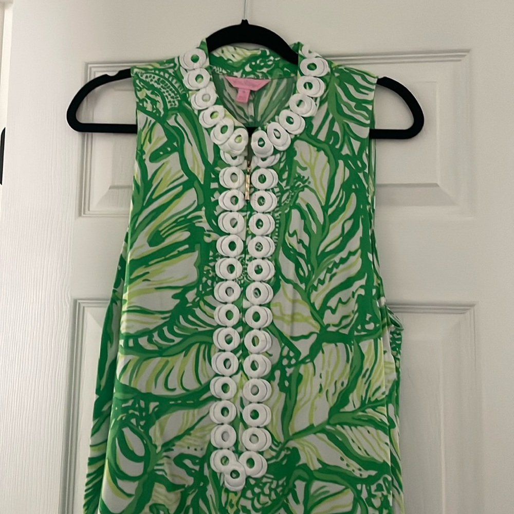 Green and white Lilly Pulitzer Dress